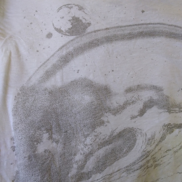 Magnolia Pearl Hanalei T True new boyfriend white t-shirt top one size t… - Picture 10 of 16